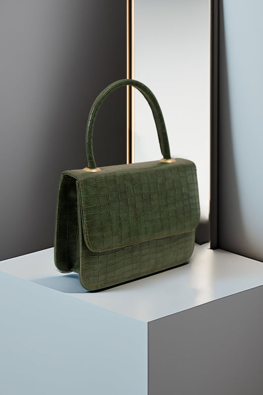Buy Croco Shine Olive Green in Pakistan