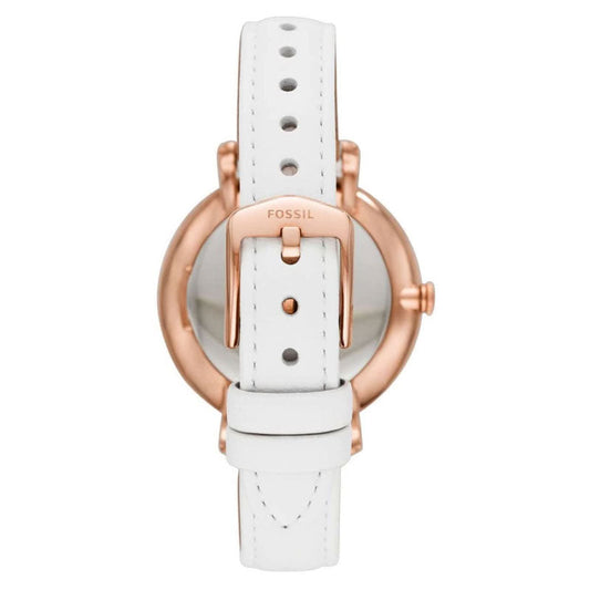 Buy Fossil Women's Quartz White Leather Strap Mother OF Pearl Dial 36mm Watch ES4579 in Pakistan