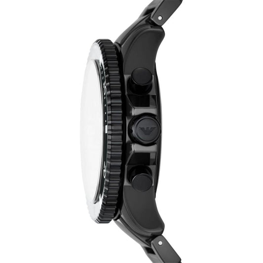 Buy Emporio Armani Men's Quartz Black Ceramic Chain Black Dial 43mm Watch AR70010 in Pakistan