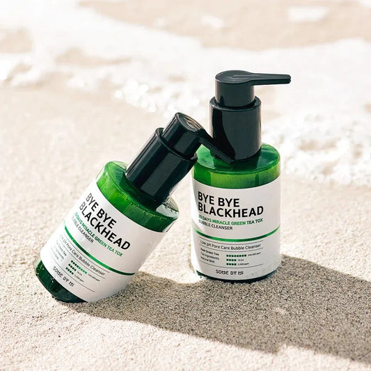 Some By Mi Bye Bye Blackhead 30 Days Miracle Green Tea Tox Bubble Cleanser – 120g