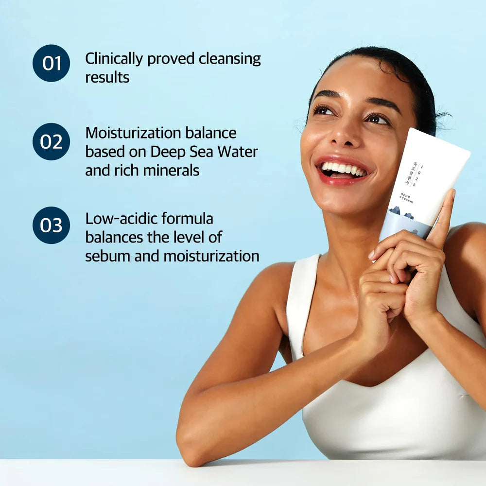 Round Lab 1025 Dokdo Cleanser – 150ml | Gentle Hydrating Facial Cleanser for Sensitive Skin