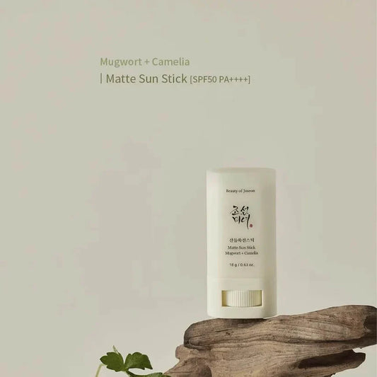 Beauty of Joseon Matte Sun Stick: Mugwort + Camelia SPF50+ PA++++ – 18g | Oil Control & Soft Matte Sunscreen