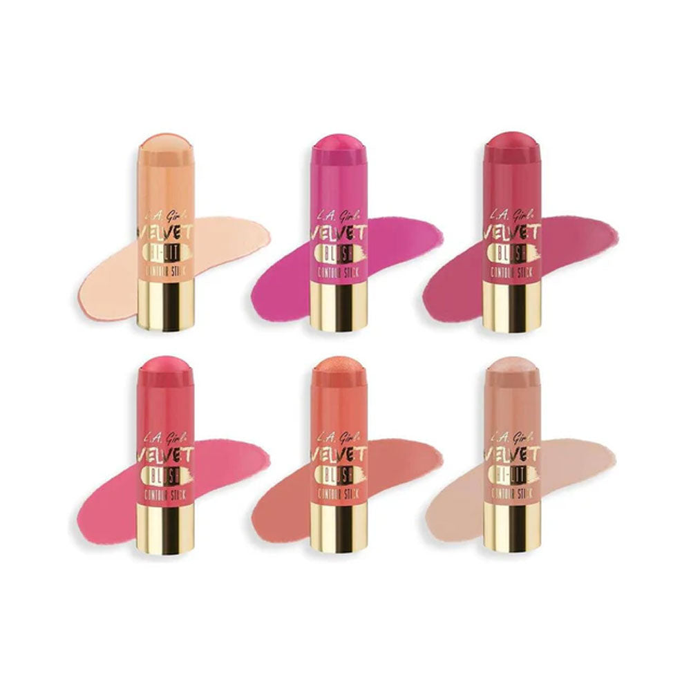 L.A. Girl Velvet Blush Contour Stick - GCS588 POMPOM