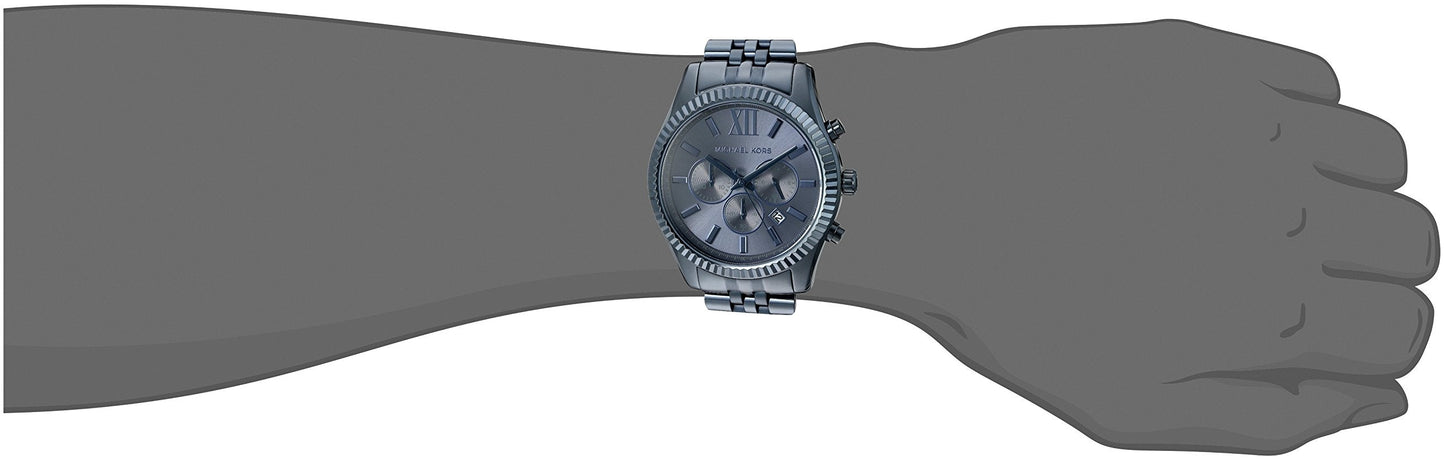 Buy Michael Kors Lexington Blue Dial Blue Steel Strap Watch for Women - MK8480 in Pakistan