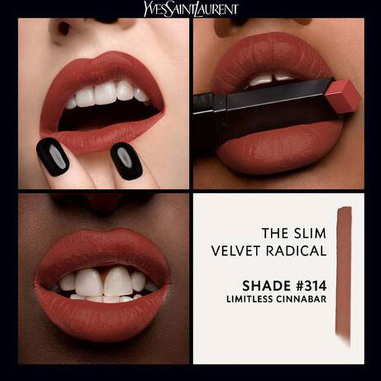 Yves Saint Laurent Rouge Pur Couture Slim Velvet Radical - 314 Limitless Cinnabar