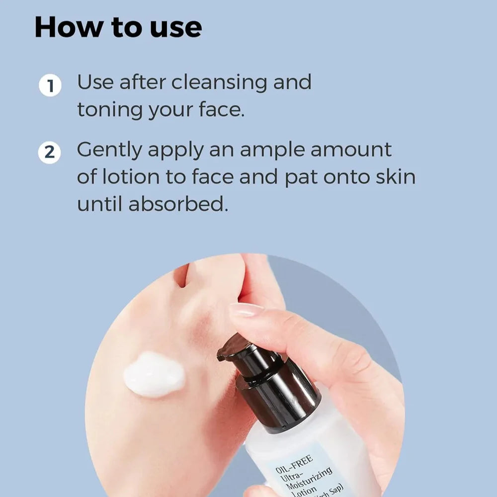 COSRX Oil-Free Ultra-Moisturizing Lotion 100ml | 70% Birch Sap Hydration