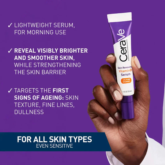 CeraVe Skin Renewing Vitamin C Tube Serum, 30ml