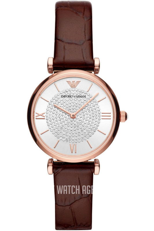 Buy Emporio Armani Gianni T-bar Silver Colored Dal Watch 11269 in Pakistan