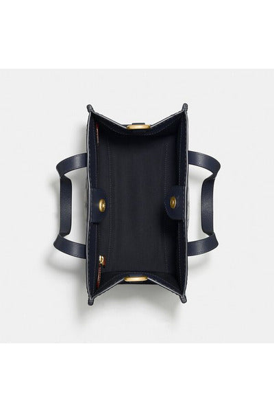 Buy Coach Signature Jacqaurd Tote 22 - Navy in Pakistan