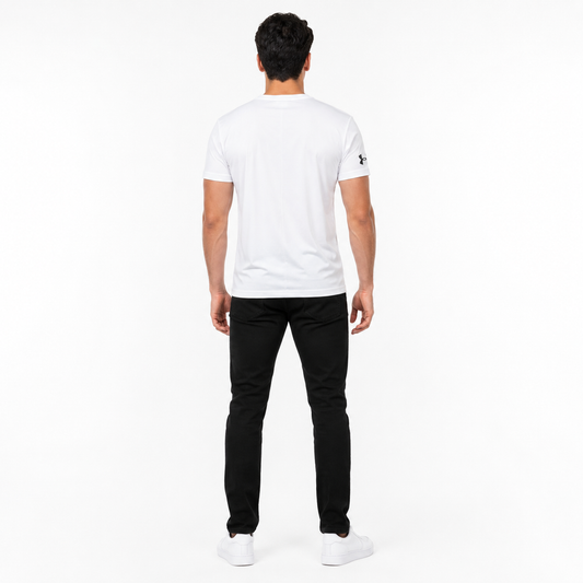Men's Performance White Sports T-Shirt