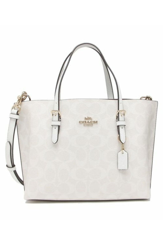 Buy Coach Mollie Tote Large Bag - Signature White Canvas in Pakistan