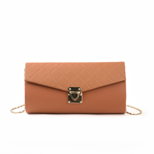 Buy ~ Quilted Clutch ~ Mustard in Pakistan