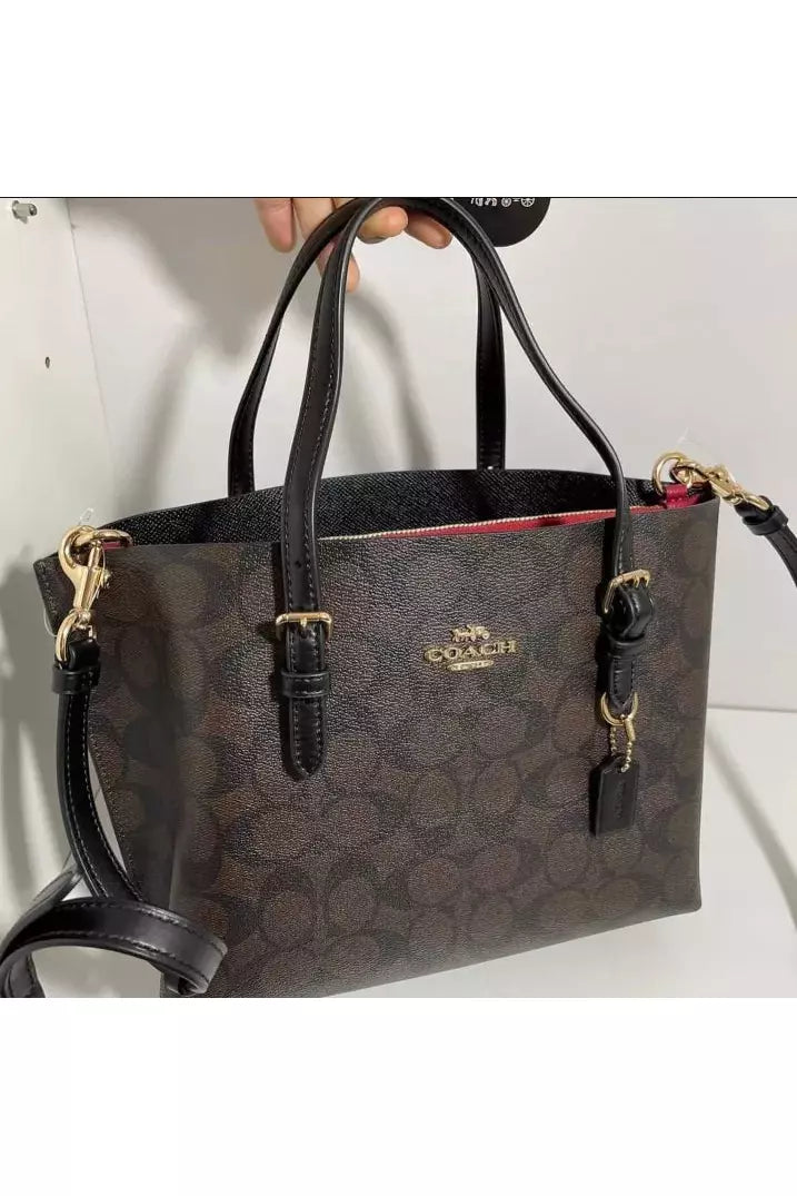 Buy Coach Mollie Tote Large - Signature Brown Canvas in Pakistan