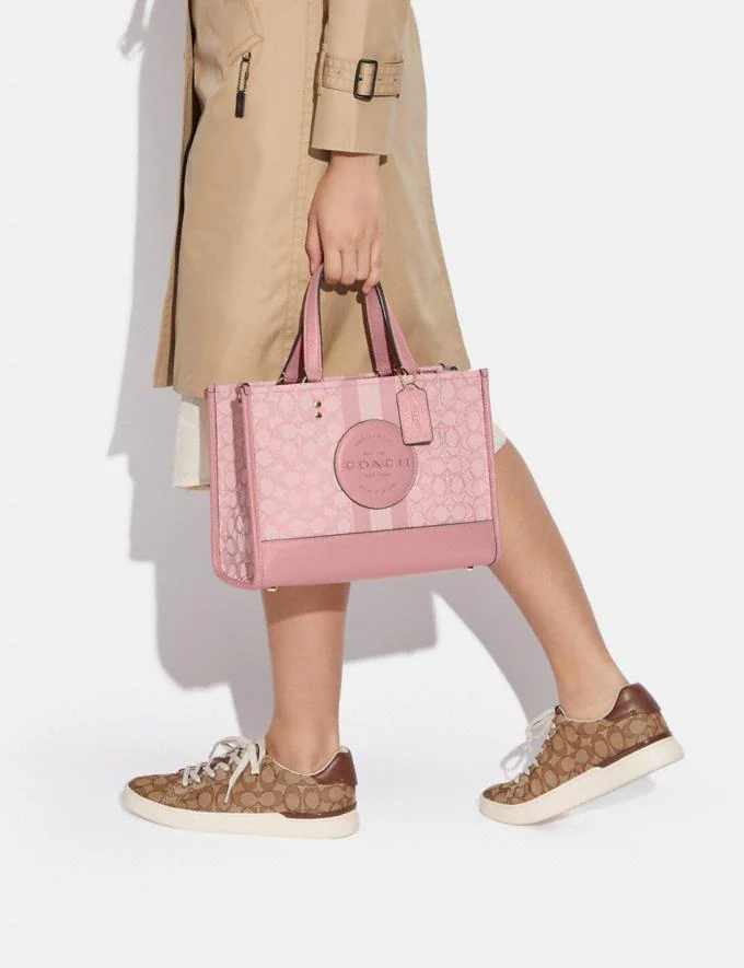 Buy Coach Dempsey Carryall In Signature Jacquard With Stripe And Coach Patch Bag Small in Pakistan