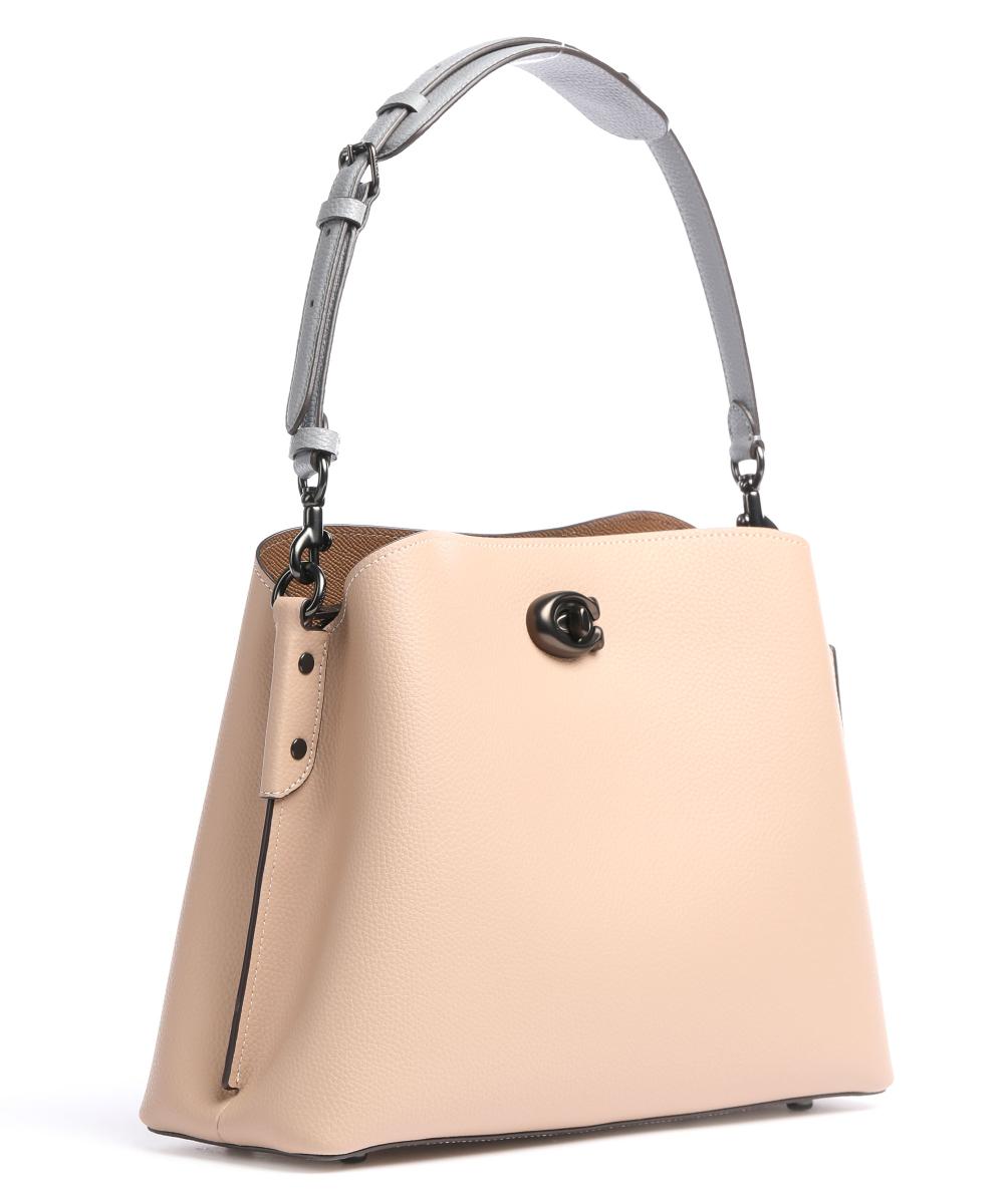 Buy Coach Willow Crossbody Grained Leather Small Bag - Beige in Pakistan