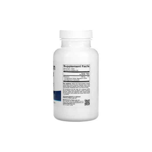 Magnesium Complex 300 mg, 250 Tablets