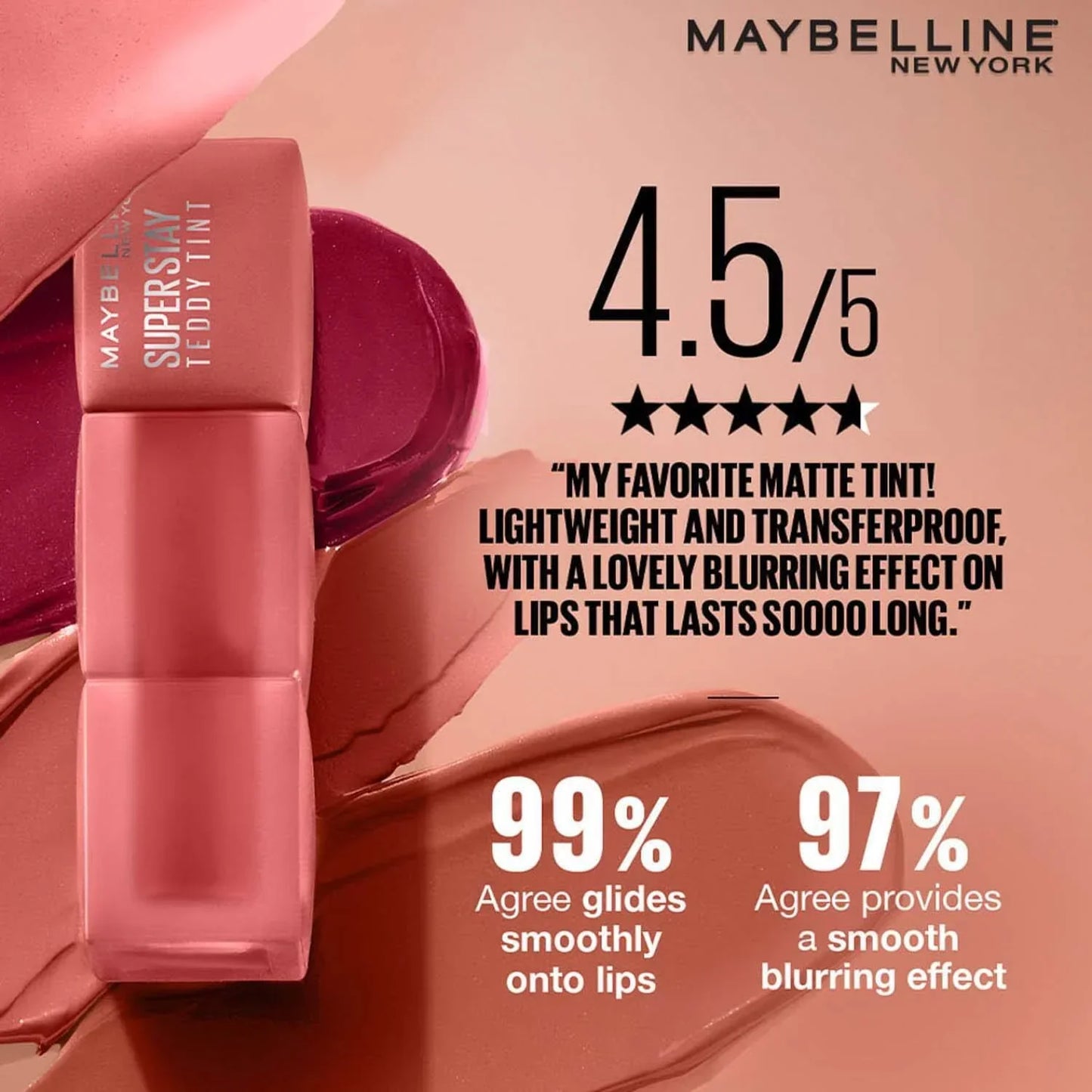 Maybelline Super Stay Teddy Tint 15 Skinny Dip
