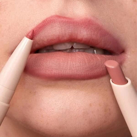 SHEGLAM Double Lipstick & Lip Liner - Glam 101 - Praline Pie