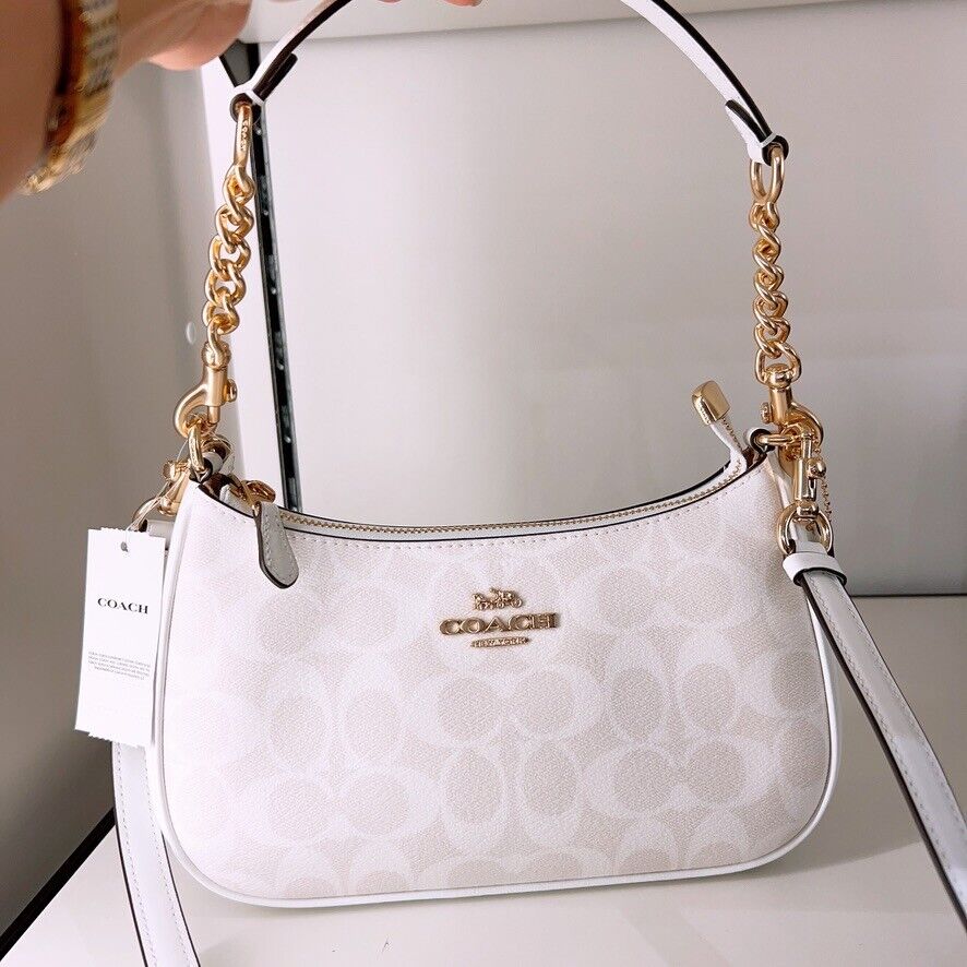 Buy Coach NWT Teri Shoulder Bag In Signature Canvas in Pakistan