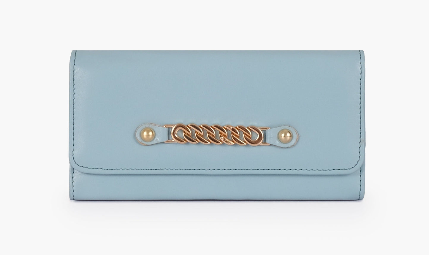 Buy Three Fold Wallet - Sky Blue in Pakistan