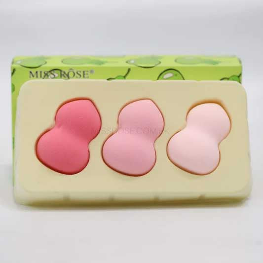 Buy Miss Rose Pack of 3 Beauty Blender Makeup Puff in Pakistan
