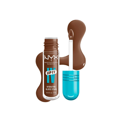 NYX- Lip I.V. Hydrating Lip Gloss Stain- 03 Splash N Spice