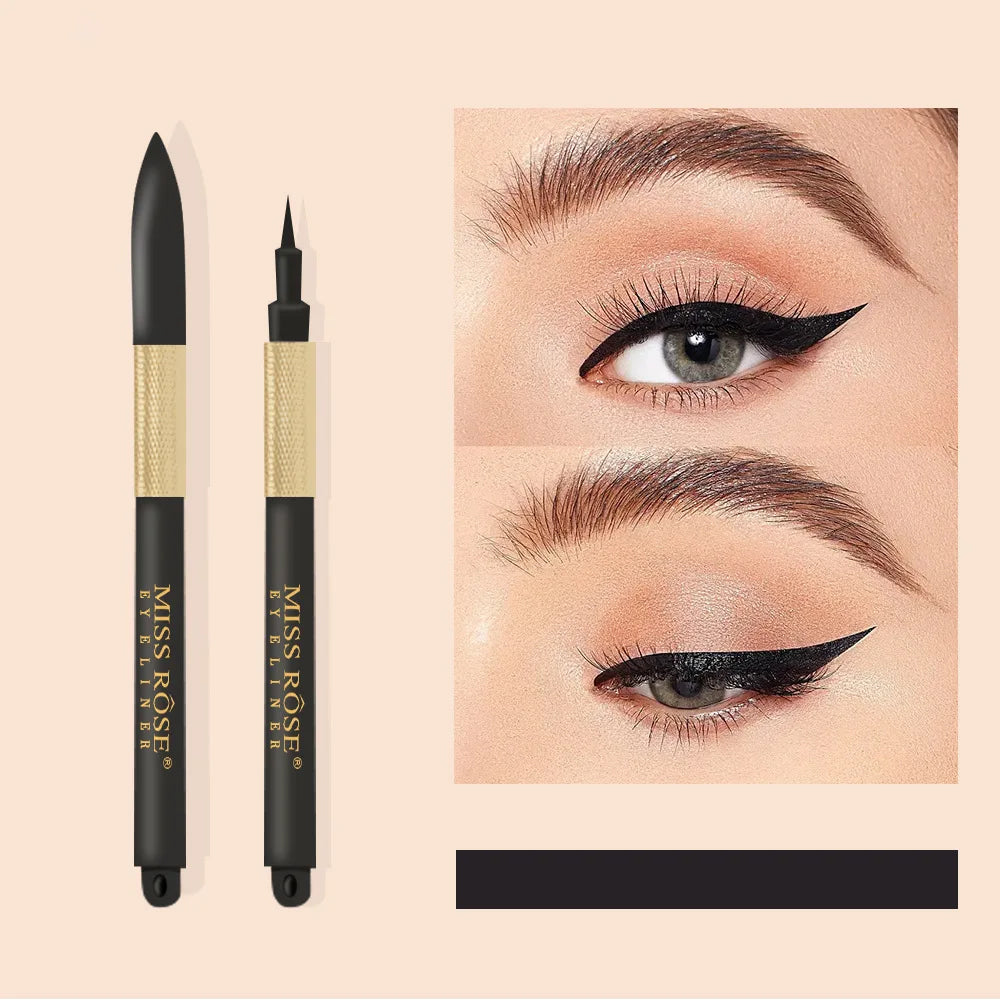 Buy Miss Rose Classic Pure Black Liquid Eyeliner Pen Waterproof Matte in Pakistan