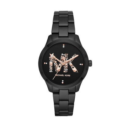 Buy Michael Kors Women’s Quartz Stainless Steel Black Dial 38mm Watch - MK6683 in Pakistan
