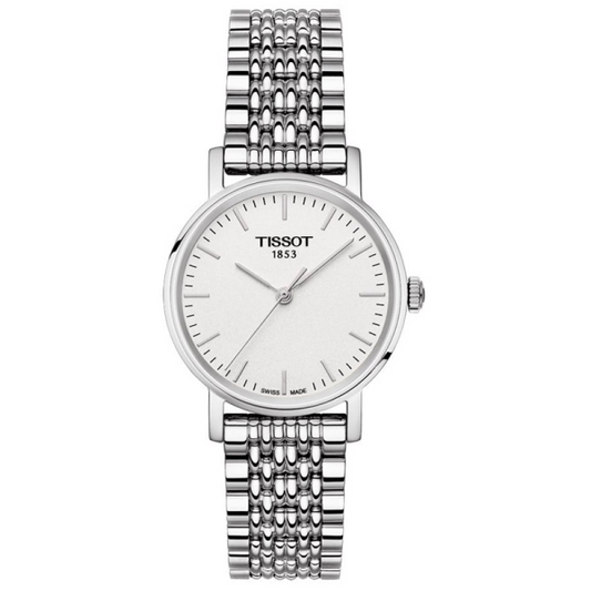 Buy Tissot Women’s Quartz Swiss Made Silver Stainless Steel Silver Dial 30mm Watch T109.210.11.031.00 in Pakistan