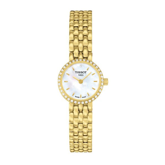 Buy Tissot Women’s Quartz Swiss Made Gold Stainless Steel Mother Of Pearl Dial 20mm Watch T058.009.63.116.00 in Pakistan