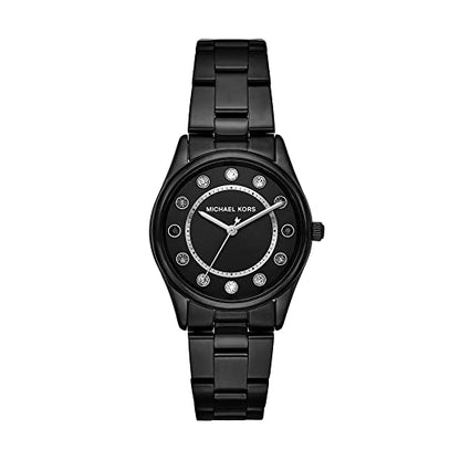 Buy Michael Kors Colette Analog Black Dial Black Stainless Steel Strap Women's Watch - MK6606 in Pakistan