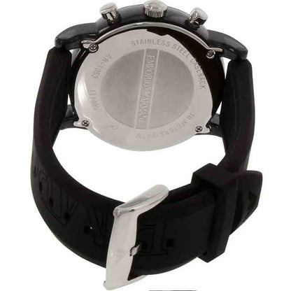 Buy Emporio Armani Men's Quartz Silicone Strap Black Dial 41mm Watch AR1053 in Pakistan