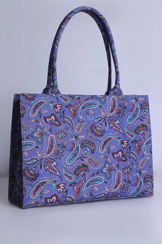 Buy Canvas Tote Bag Lilac Carry in Pakistan