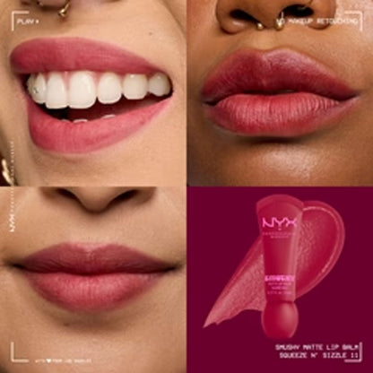 NYX- Smushy Matte Lip Balm- Squeeze N' Sizzle