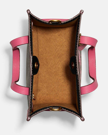 Buy Coach Field Tote In Signature Canvas With Horse And Carriage Print Bag Small in Pakistan
