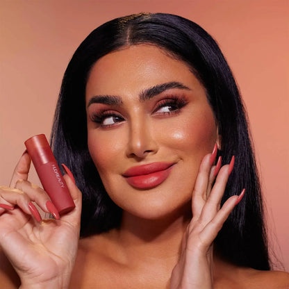 Huda Beauty Cheeky Tint Blush Stick- Baddie Berry - Rebel Red