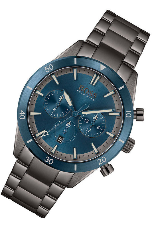 Buy Hugo Boss Men’s Chronograph Quartz Stainless Steel Blue Dial 44mm Watch 1513863 in Pakistan