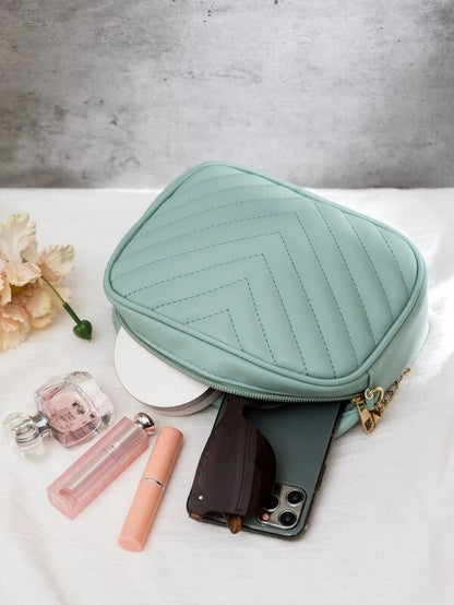 Buy Chevron Charm Crossbody Bag in Pakistan
