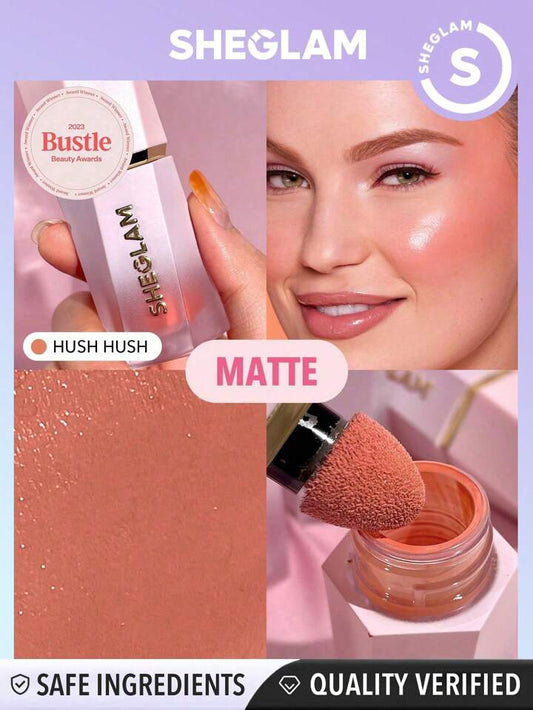 Buy SHEGLAM Color Bloom Liquid Blush Matte Finish-Hush Hush in Pakistan
