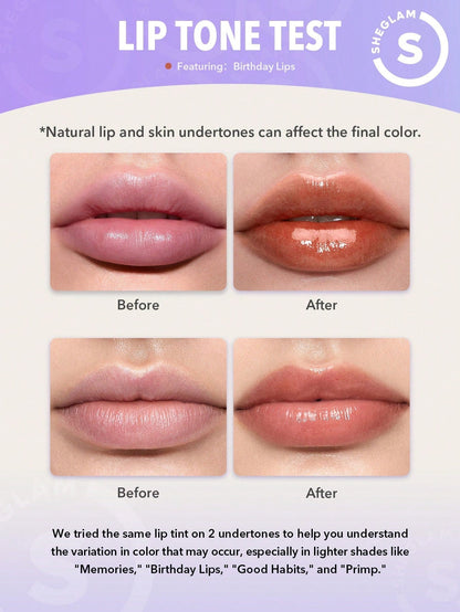 SHEGLAM Take A Hint Lip Tint-Birthday Lips