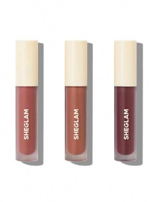 Buy SHEGLAM Matte Allure Mini Liquid Lipstick Set - Feel Real in Pakistan