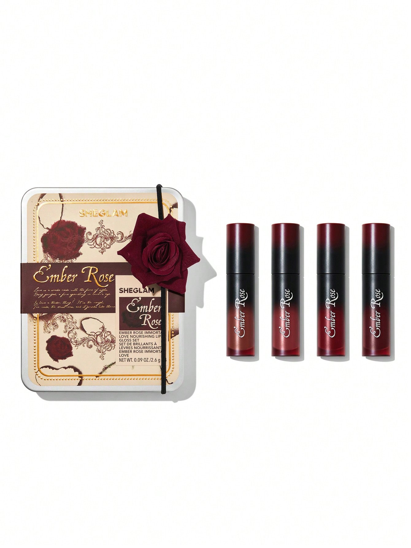 Buy SHEGLAM Ember Rose Immortal Love Nourishing Lip Gloss Set in Pakistan