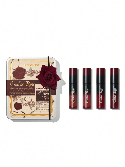 Buy SHEGLAM Ember Rose Immortal Love Nourishing Lip Gloss Set in Pakistan