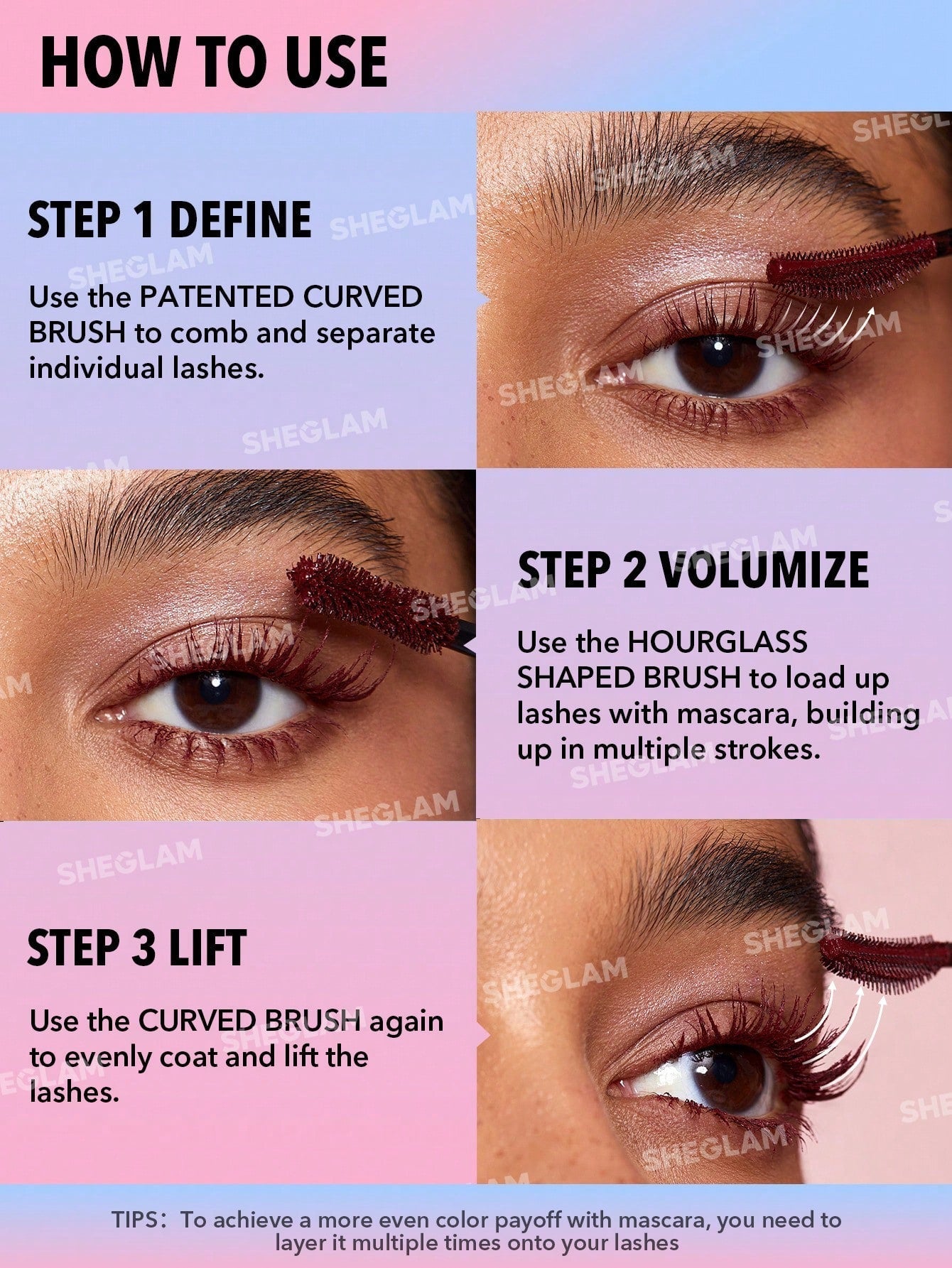 SHEGLAM All-In-One Volume & Length Mascara