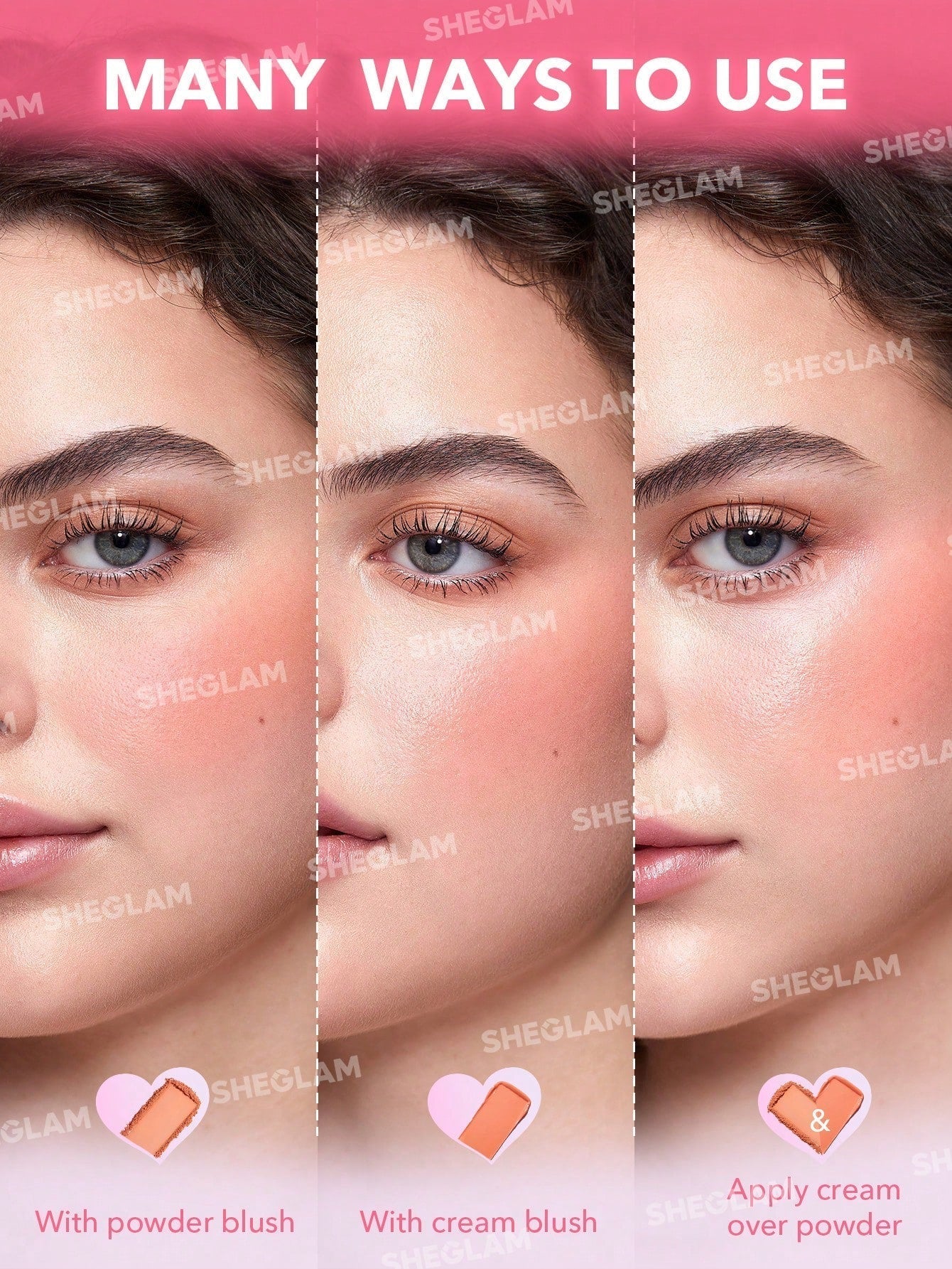 Buy SHEGLAM Cheek 2 Cheek Blush Duo-Cute-Sicle in Pakistan