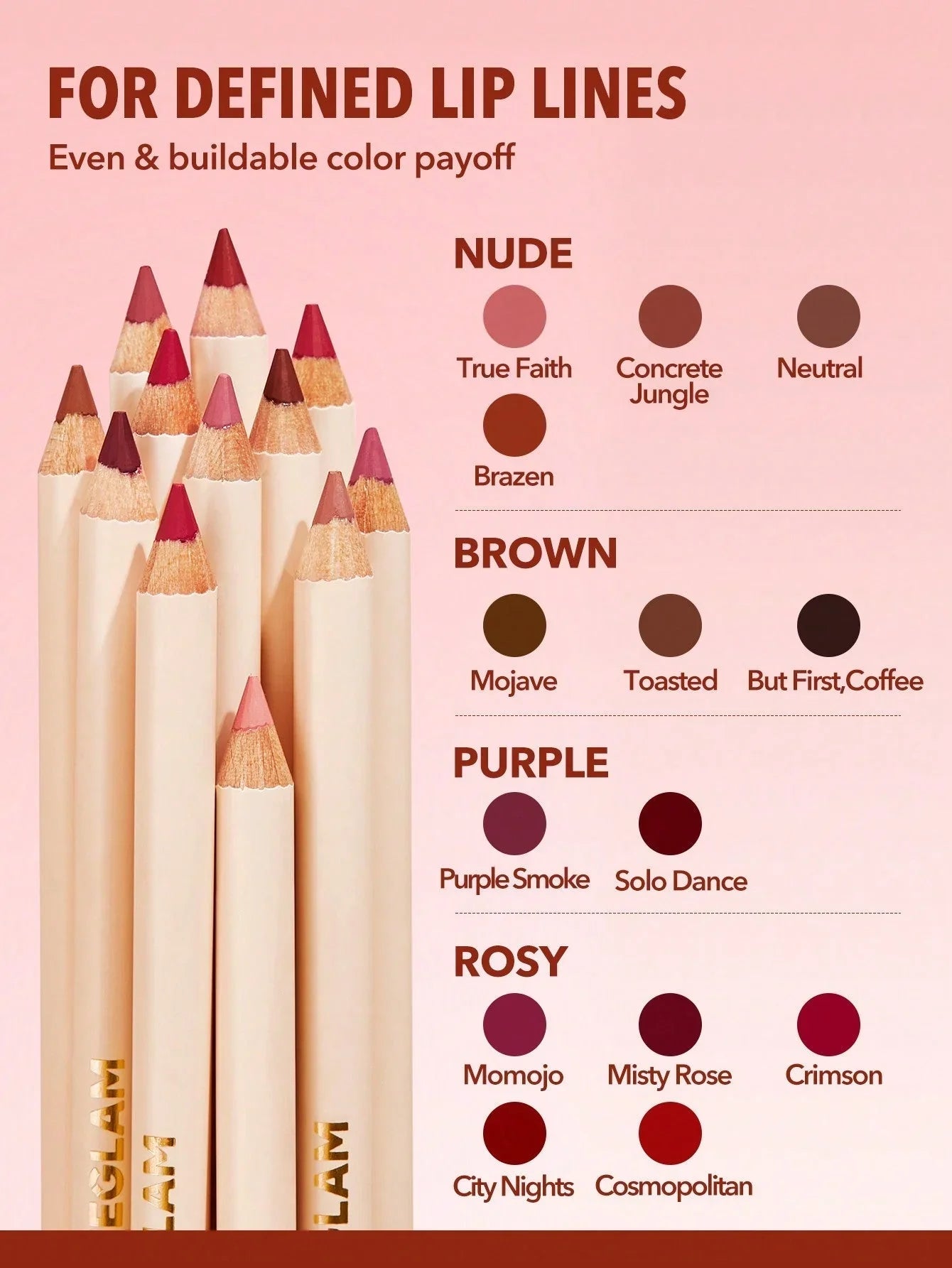 Buy SHEGLAM Lip Facts Lip Liner-Momojo in Pakistan