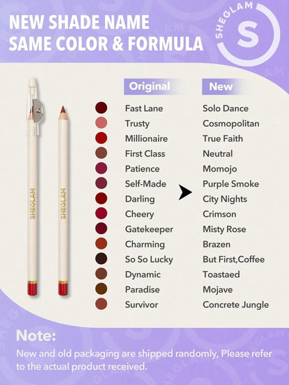 Buy SHEGLAM Lip Facts Lip Liner-Momojo in Pakistan