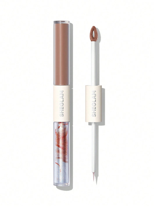 Buy SHEGLAM Silk & Sparkle Double Ended Liquid Eyeshadow-Taupe in Pakistan