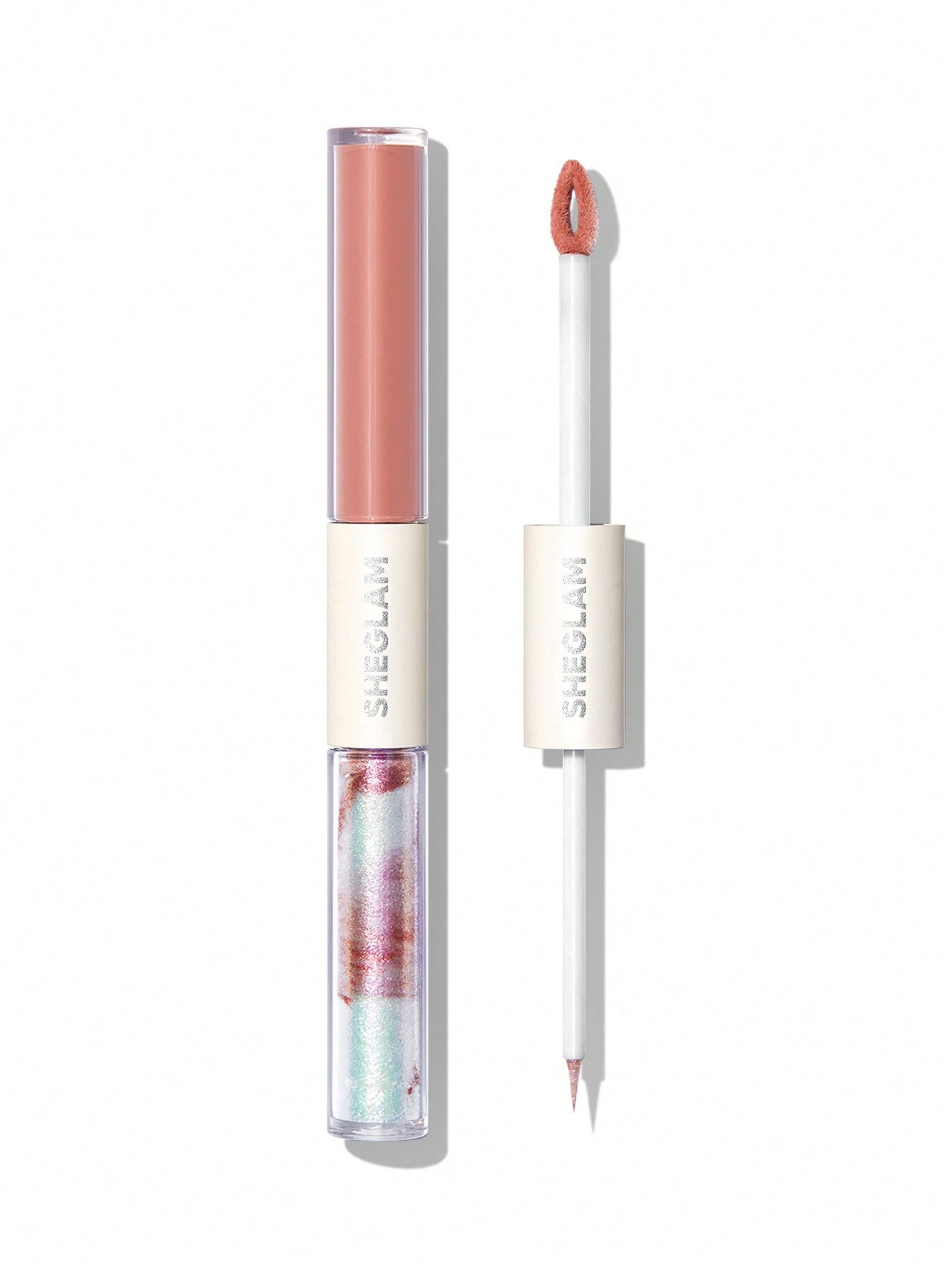 Buy SHEGLAM Silk & Sparkle Double Ended Liquid Eyeshadow-Rose in Pakistan