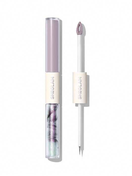 Buy SHEGLAM Silk & Sparkle Double Ended Liquid Eyeshadow-Lavender in Pakistan